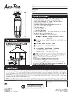 Предварительный просмотр 2 страницы 3M Aqua-Pure 3MFF100 Quick Start Manual