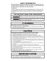 Preview for 3 page of 3M Aqua-Pure AP717 Installation And Operating Instructions Manual