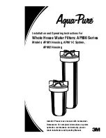 3M Aqua-Pure AP801 Housing Installation And Operating Instruction Manual preview