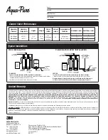 Preview for 2 page of 3M Aqua-Pure ASB1001 Quick Manual