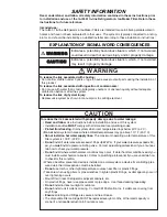 Preview for 2 page of 3M AQUA-PURE IL-IM-01 Installation And Operating Instructions Manual