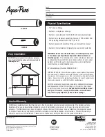 Preview for 2 page of 3M AQUA-PURE IL-IM-01 Quick Start Manual