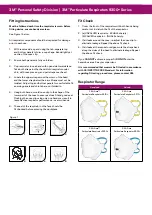 Предварительный просмотр 3 страницы 3M Aura 9300+ Series Technical Data Sheet