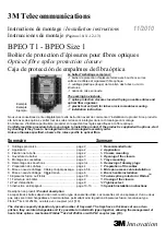 3M BPEO Size 1 Installation Instructions Manual preview