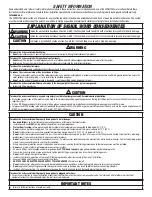 Preview for 3 page of 3M CFS1254 Installation And Operation Instructions Manual