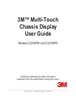 3M Chassis C2254PW User Manual предпросмотр