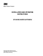 3M Cuno CFS100WS Installation And Operating Instructions Manual preview