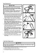 Preview for 6 page of 3M Curing Light 2500 M 5560 Instructions For Use Manual