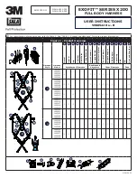 Preview for 1 page of 3M DBI SALA EXOFIT X200 User Instructions