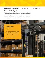 Preview for 2 page of 3M DBI-SALA Nano-Lok Connected Order Picker SRL System Troubleshooting Manual