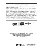 Preview for 21 page of 3M DBI SALA Self-Rescue 3320030 User Instruction Manual