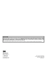 Preview for 11 page of 3M DF260-CL-CC Installation And Operation Instructions Manual