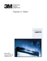 3M Digiral Walldisplay 9000PD Operator'S Manual preview