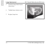 Preview for 12 page of 3M Digital Media Systems 800 Series Replacement Instruction