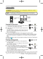 Предварительный просмотр 16 страницы 3M Digital Projector SX55 Operator'S Manual