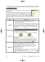 Предварительный просмотр 36 страницы 3M Digital Projector SX55 Operator'S Manual