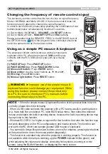 Предварительный просмотр 13 страницы 3M Digital Projector WX66 Operator'S Manual