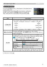 Предварительный просмотр 37 страницы 3M Digital Projector WX66 Operator'S Manual