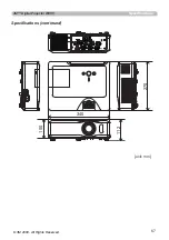 Предварительный просмотр 67 страницы 3M Digital Projector WX66 Operator'S Manual