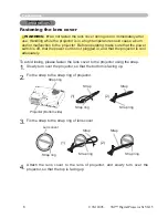 Предварительный просмотр 6 страницы 3M Digital Projector X15 Operator'S Manual