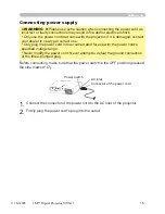 Предварительный просмотр 15 страницы 3M Digital Projector X15 Operator'S Manual