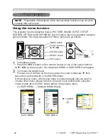 Предварительный просмотр 22 страницы 3M Digital Projector X15 Operator'S Manual