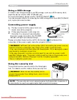 Предварительный просмотр 11 страницы 3M Digital Projector X20 Operator'S Manual