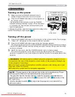 Предварительный просмотр 14 страницы 3M Digital Projector X20 Operator'S Manual