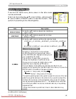 Предварительный просмотр 24 страницы 3M Digital Projector X20 Operator'S Manual