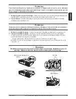 Preview for 21 page of 3M Digital Projector X20 Product Safety Manual