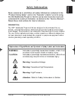 Предварительный просмотр 5 страницы 3M Digital Projector X64 Product Safety Manual