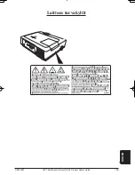 Предварительный просмотр 109 страницы 3M Digital Projector X64 Product Safety Manual