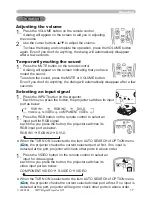 Предварительный просмотр 17 страницы 3M Digital Projector X75 Operator'S Manual