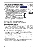 Предварительный просмотр 20 страницы 3M Digital Projector X75 Operator'S Manual