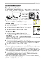 Предварительный просмотр 23 страницы 3M Digital Projector X75 Operator'S Manual