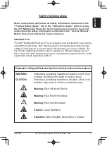 Предварительный просмотр 5 страницы 3M Digital Projector X75 Product Safety Manual