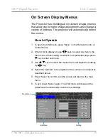 Предварительный просмотр 21 страницы 3M DX70 - Digital Projector XGA DLP Operator'S Manual