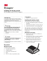 Preview for 1 page of 3M Dynapro ET 3250/55 Installing Instructions