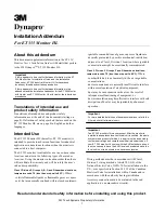 Preview for 1 page of 3M Dynapro ET 355 Monitor HL Installation Manual Addendum