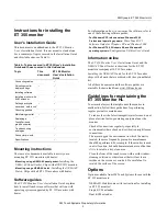 Preview for 5 page of 3M Dynapro ET 355 Monitor HL Installation Manual Addendum