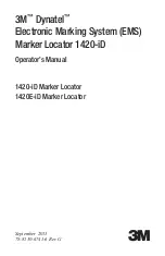 3M Dynatel 1420-iD Operator'S Manual предпросмотр