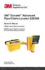 Preview for 1 page of 3M Dynatel 2220M-C3W-CPLR Operator'S Manual