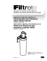 3M Filtrete 3US-AS01 Installation And Operating Instructions Manual предпросмотр