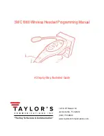 3M HEADSET C1060 Programming Manual preview