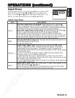 Предварительный просмотр 14 страницы 3M Liquid crystal projector MP8649 Operator'S Manual