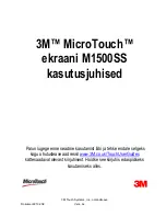 Предварительный просмотр 147 страницы 3M M1500SS MicroTouch User Manual