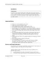 Preview for 5 page of 3M M1700SS - MicroTouch - 17" LCD Monitor User Manual