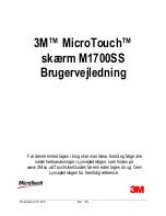 Предварительный просмотр 105 страницы 3M M1700SS - MicroTouch - 17" LCD Monitor User Manual