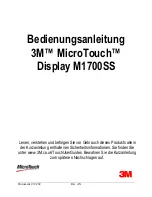 Предварительный просмотр 235 страницы 3M M1700SS - MicroTouch - 17" LCD Monitor User Manual