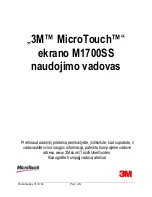 Предварительный просмотр 363 страницы 3M M1700SS - MicroTouch - 17" LCD Monitor User Manual